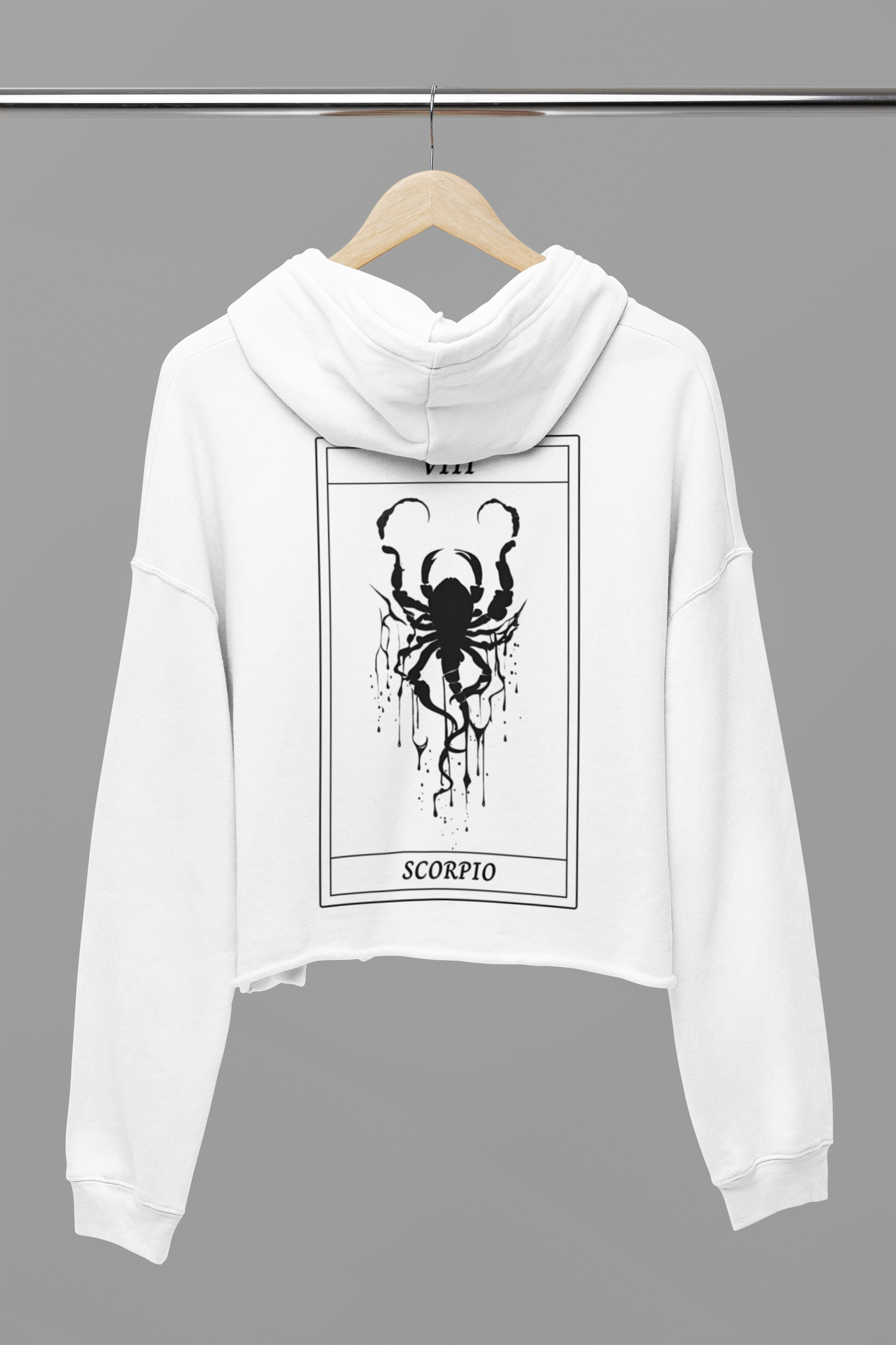 Astro Tarot Cropped Hoodie